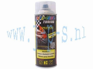 SPUITBUS SPRAY-PLAST 400 ML  TRANSPARANT DUPLI COLOR